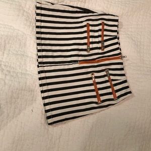 striped urban outfitters skirt